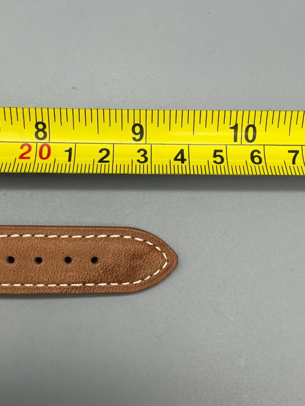 MVMT 40 Series Mens Watch 40mm Silver Tone Brown Leather Band New Battery